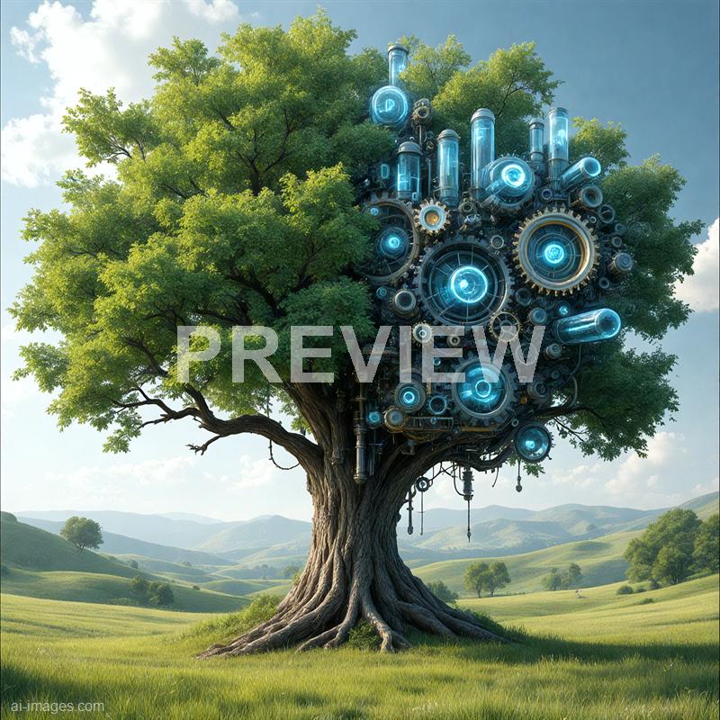 13228 - a-massive-tree-half-with-natural-leaves-the-other-hal_250705084230_00001